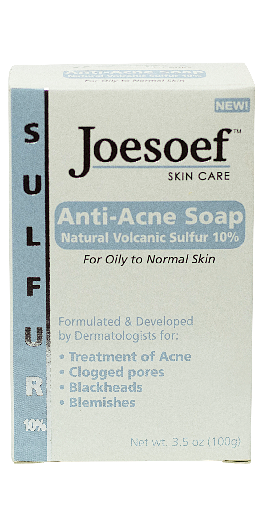 White box containing Medicated Sulfur Soap Bar for oily to normal skin 3 1/2 oz